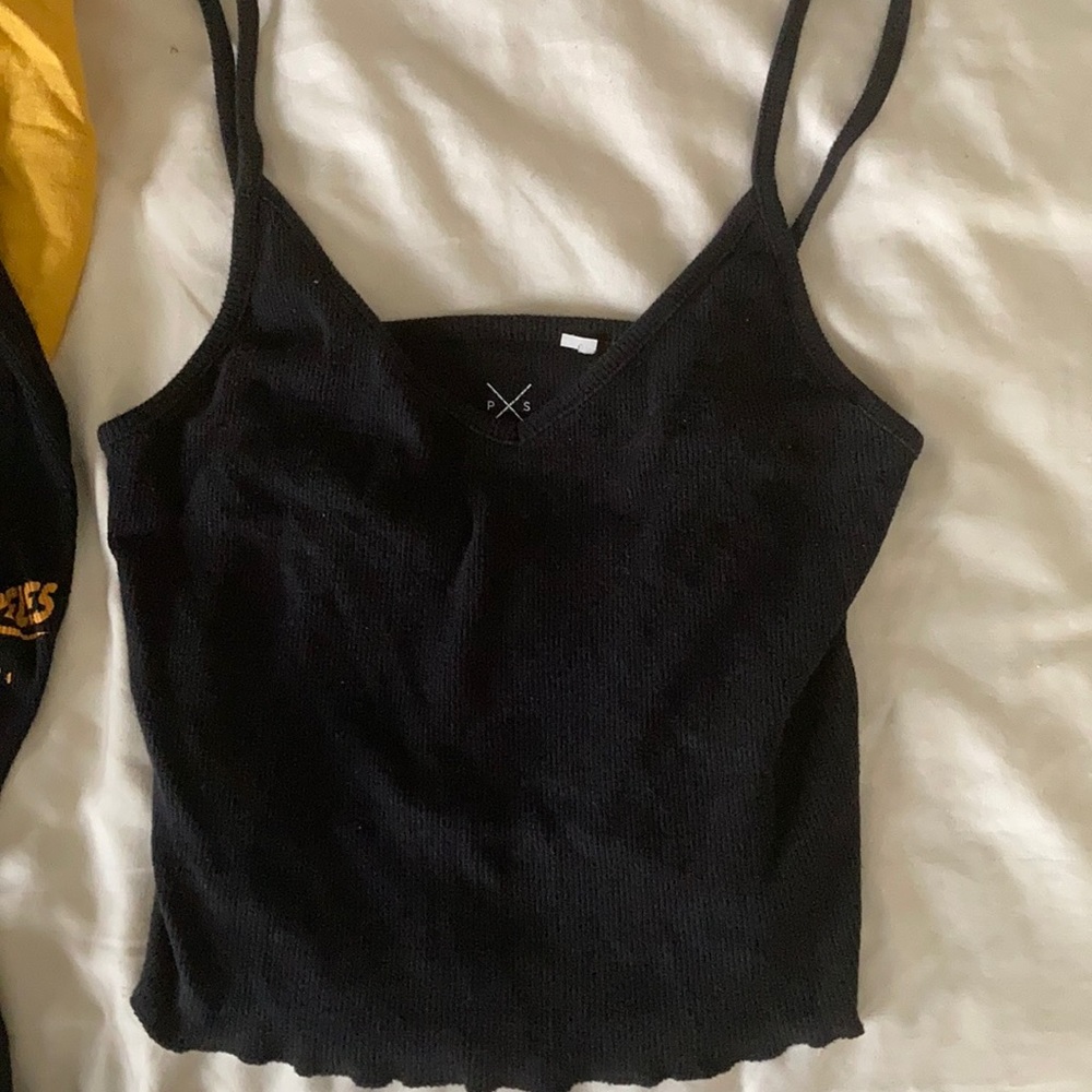 Pacsun basics black tank top